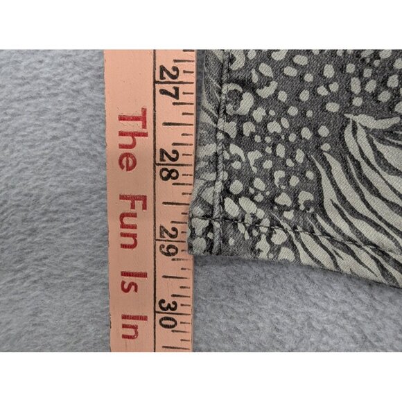 NYDJ Jeans Womens 12 Charcoal Shadow Animal Print Stretch Lift Tuck MFOZ8300 - Picture 8 of 15
